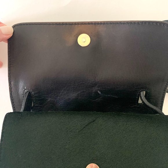 Stuart Weitzman Green Pony Hair Crossbody Bag - Picture 7 of 12